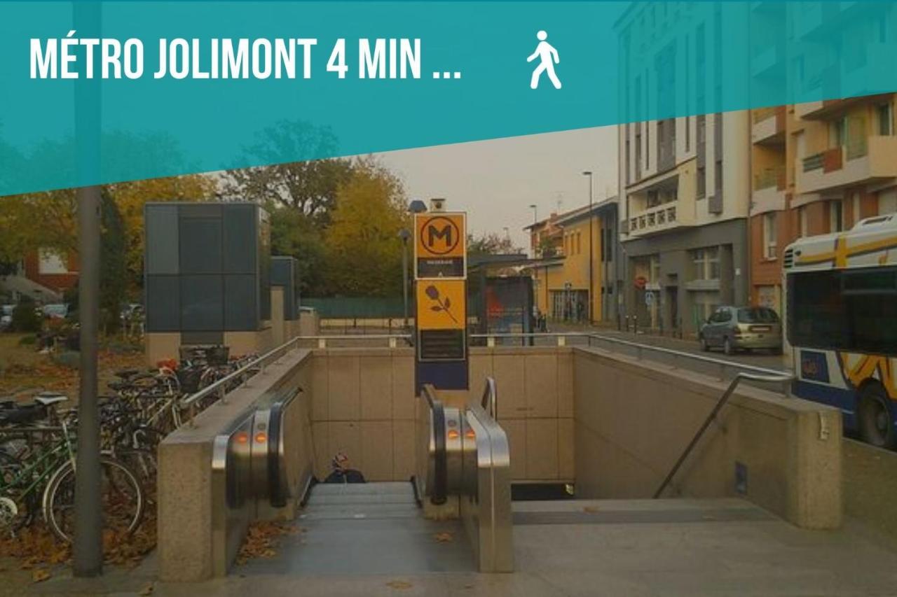 Le Jolimont - Toulousecozyflat Centre - Terrasse - Parking - Metro Lägenhet Exteriör bild